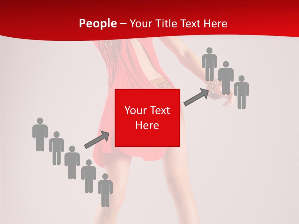 Woman Elegance Black PowerPoint Template