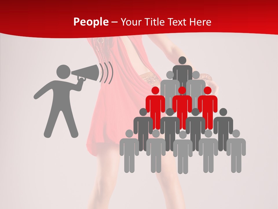 Woman Elegance Black PowerPoint Template