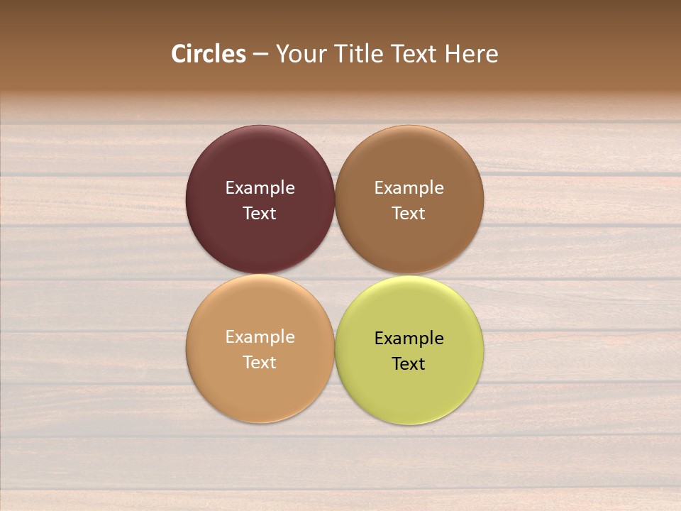 Wood Horizontal Fence PowerPoint Template