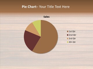 Wood Horizontal Fence PowerPoint Template