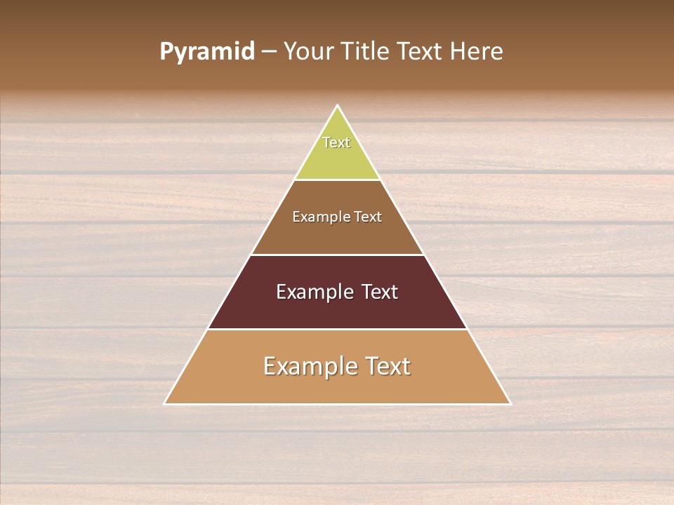 Wood Horizontal Fence PowerPoint Template