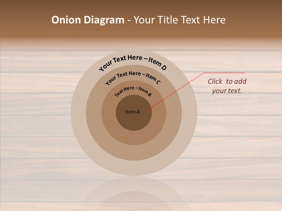 Wood Horizontal Fence PowerPoint Template