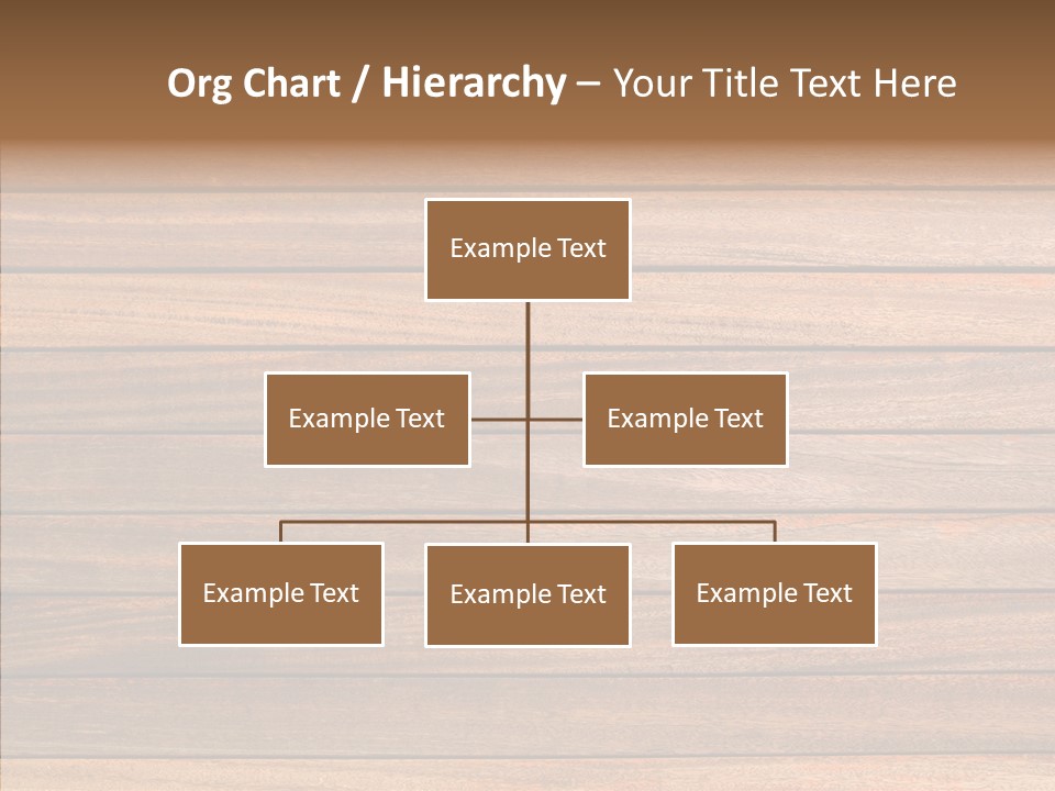 Wood Horizontal Fence PowerPoint Template