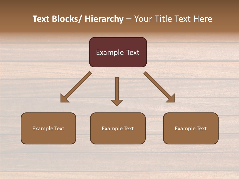 Wood Horizontal Fence PowerPoint Template