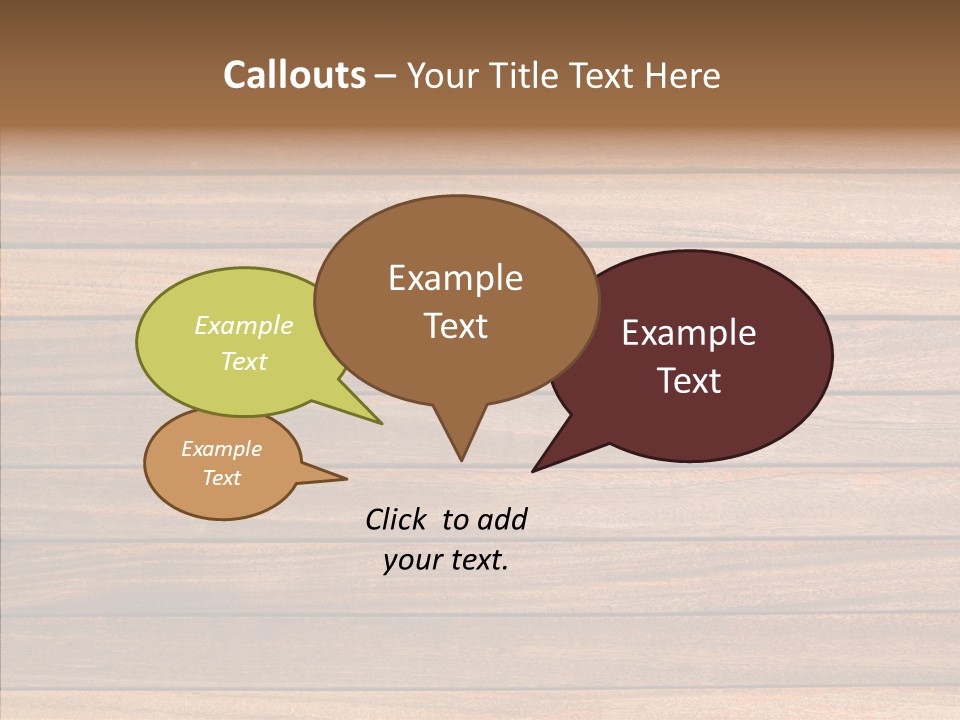 Wood Horizontal Fence PowerPoint Template