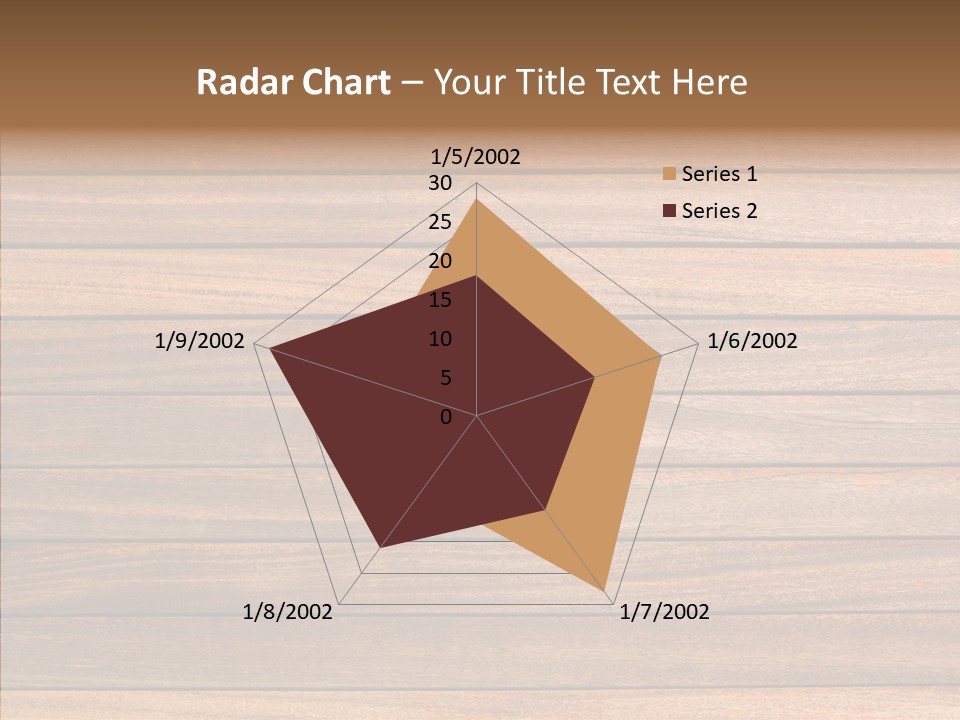 Wood Horizontal Fence PowerPoint Template