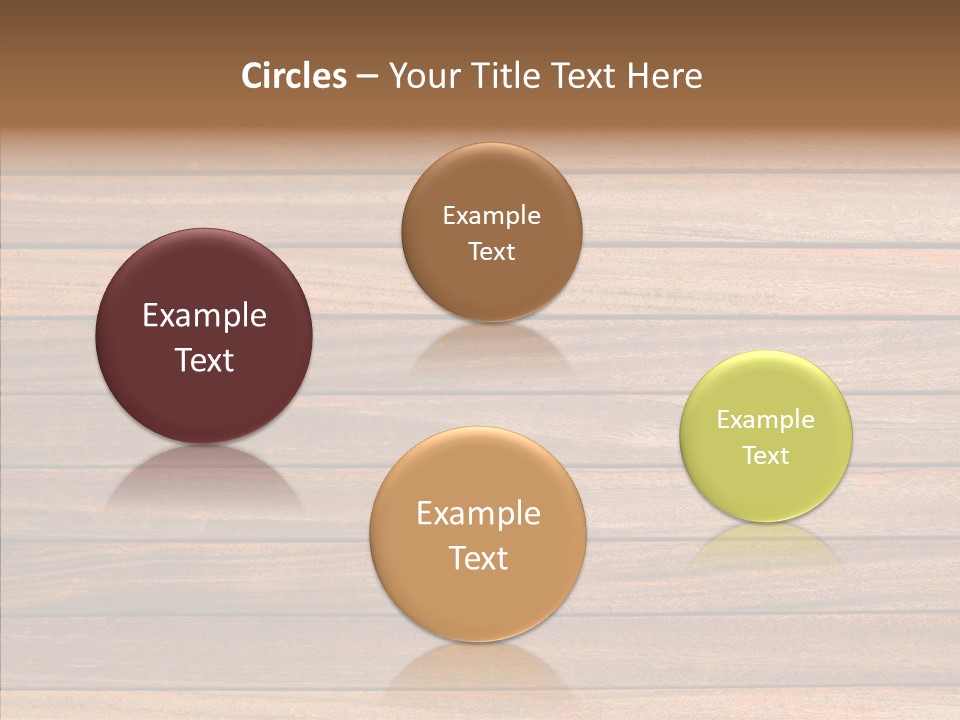 Wood Horizontal Fence PowerPoint Template