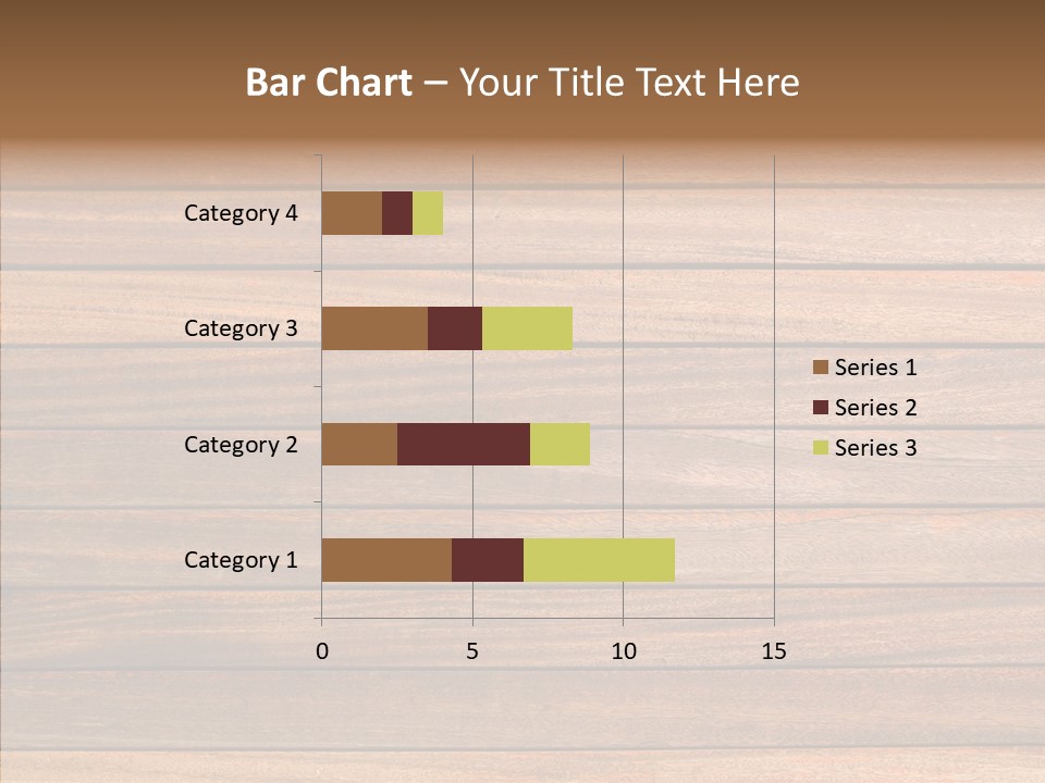 Wood Horizontal Fence PowerPoint Template