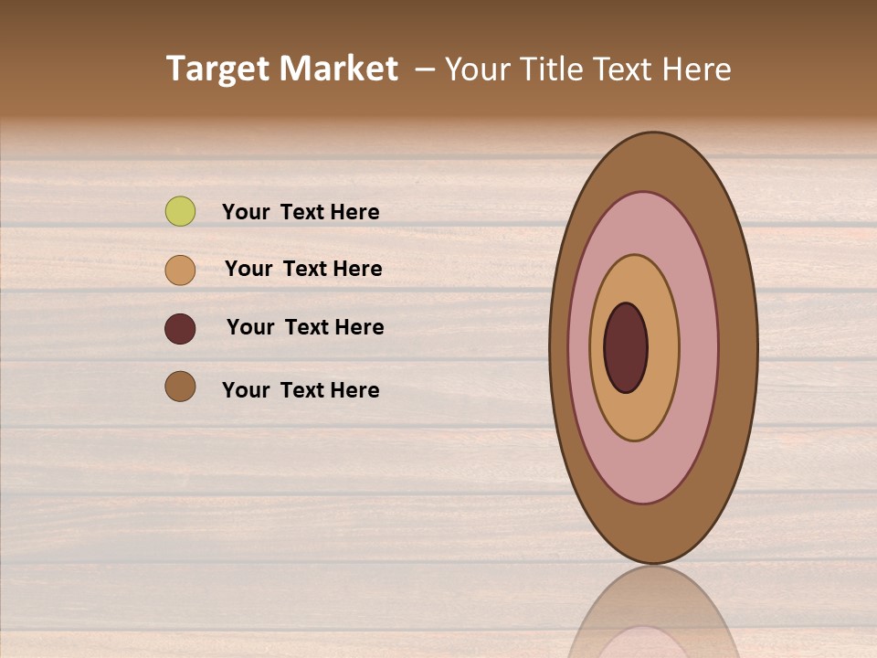 Wood Horizontal Fence PowerPoint Template