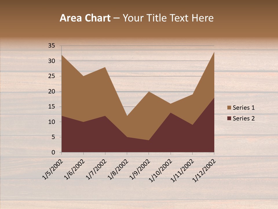 Wood Horizontal Fence PowerPoint Template