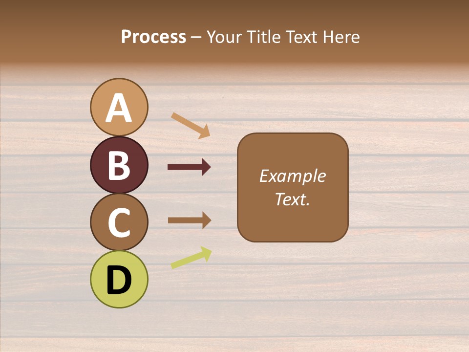 Wood Horizontal Fence PowerPoint Template