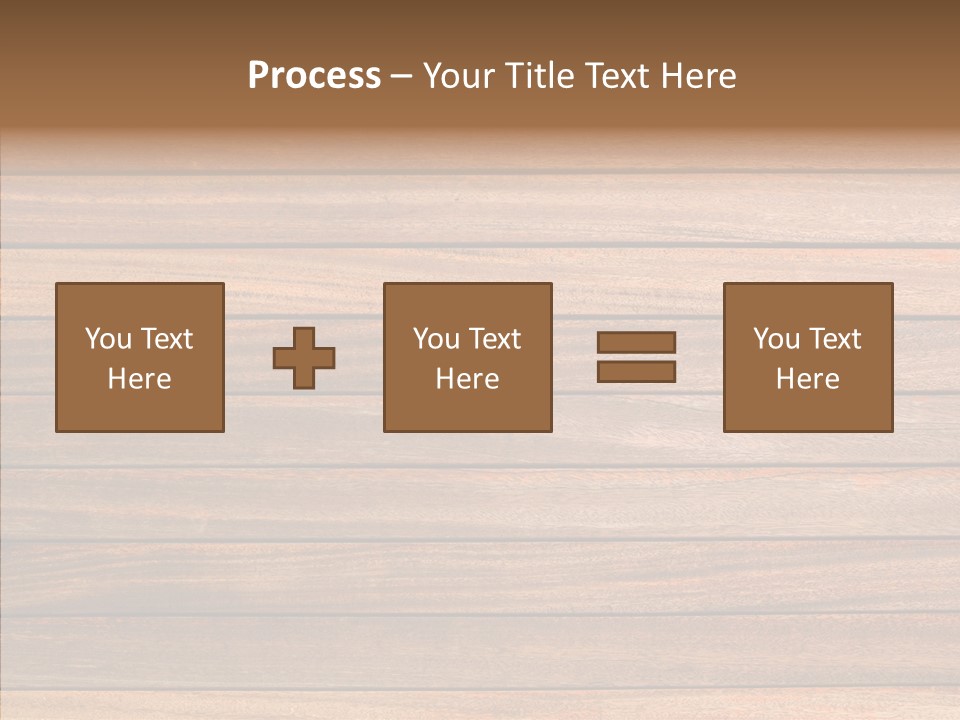 Wood Horizontal Fence PowerPoint Template