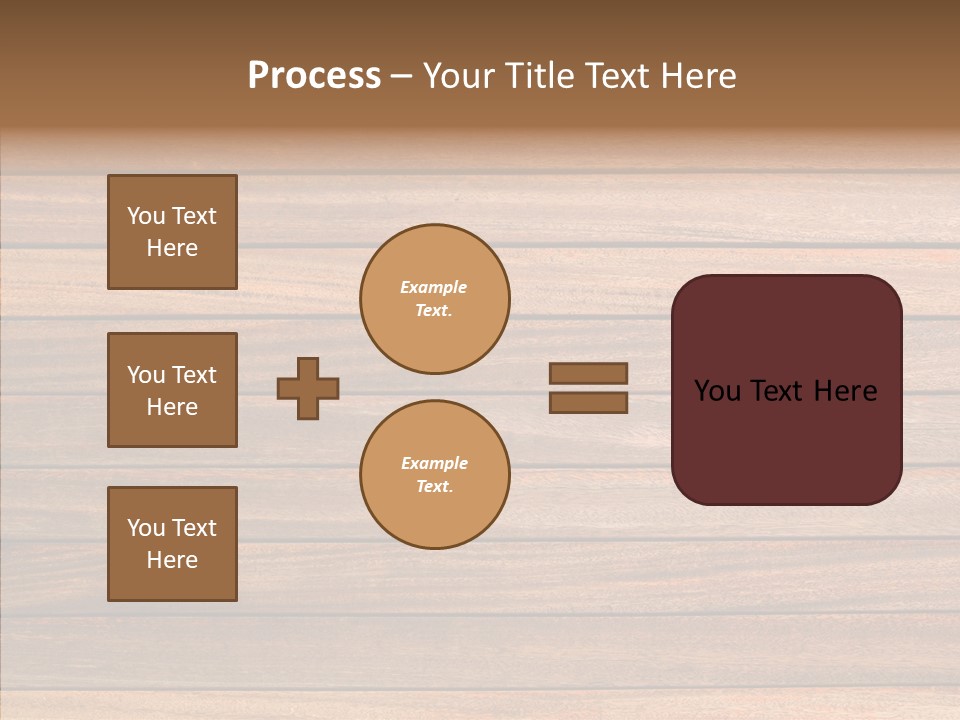 Wood Horizontal Fence PowerPoint Template