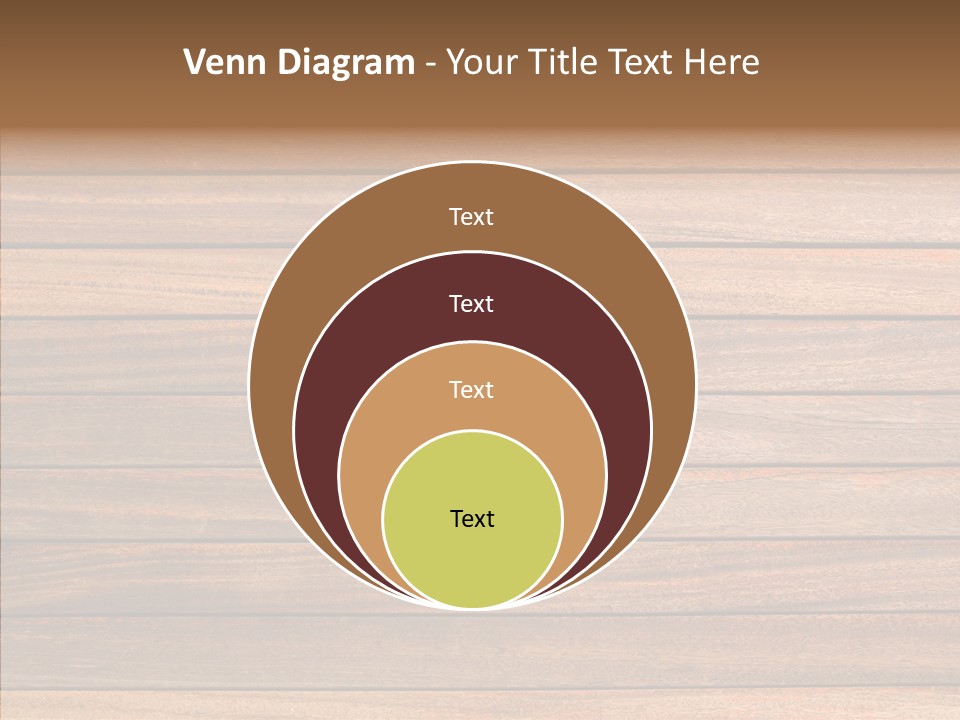 Wood Horizontal Fence PowerPoint Template