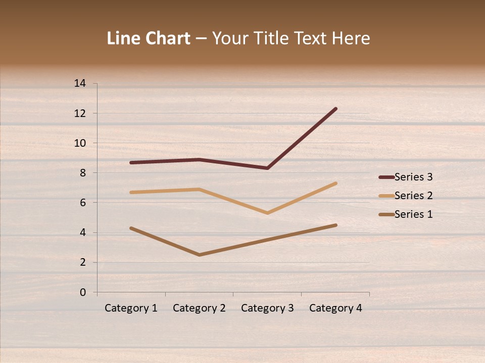Wood Horizontal Fence PowerPoint Template