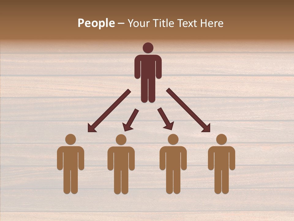 Wood Horizontal Fence PowerPoint Template