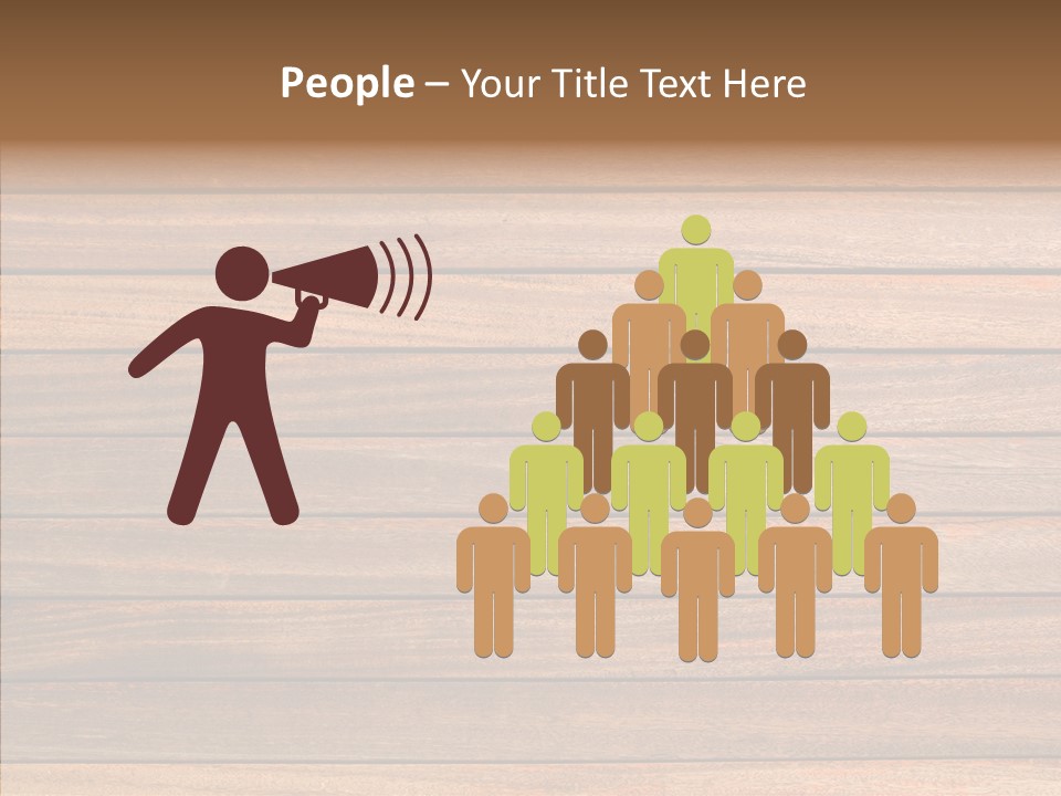 Wood Horizontal Fence PowerPoint Template