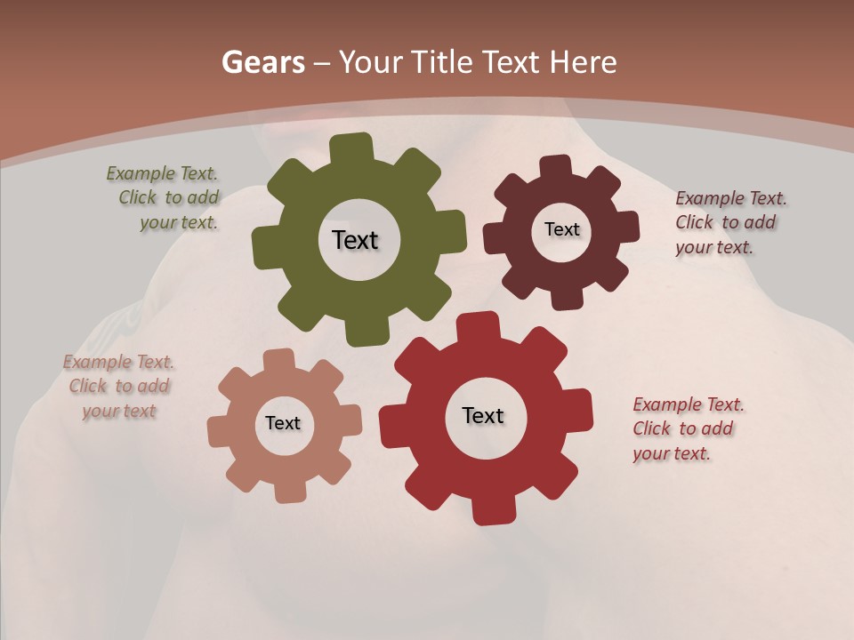 Corporation Figure Di Cu Ion PowerPoint Template