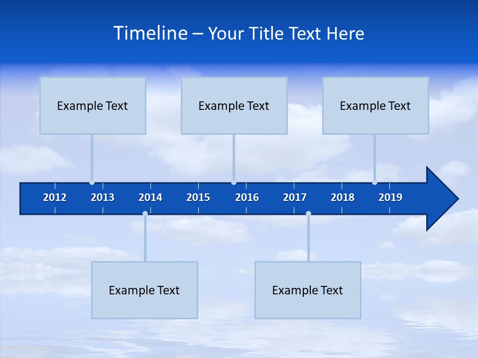 Idyllic Sky Climate PowerPoint Template