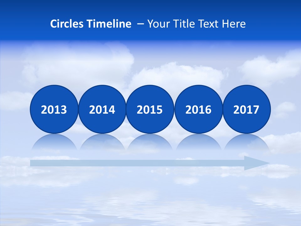 Idyllic Sky Climate PowerPoint Template