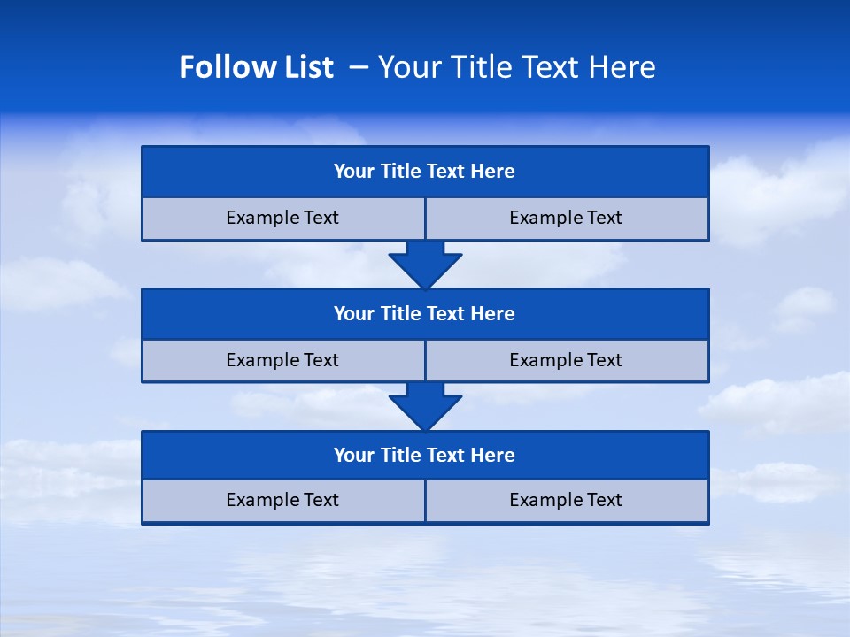 Idyllic Sky Climate PowerPoint Template