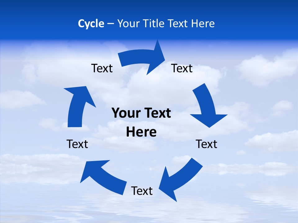 Idyllic Sky Climate PowerPoint Template