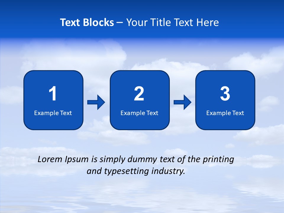 Idyllic Sky Climate PowerPoint Template