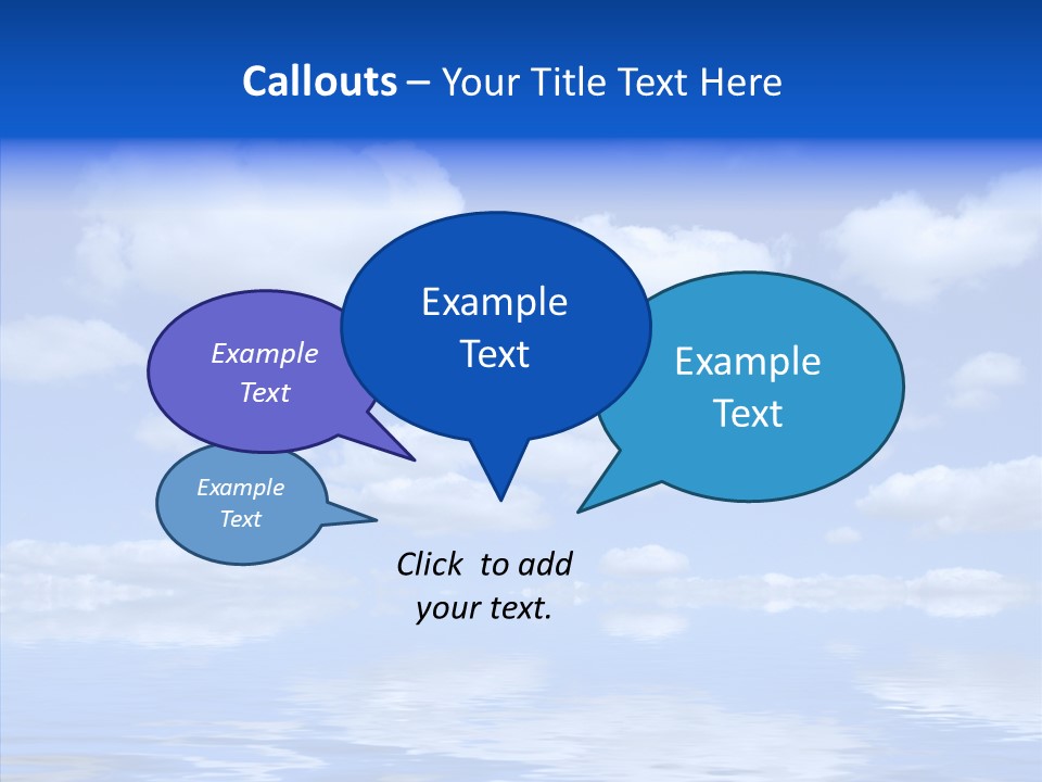 Idyllic Sky Climate PowerPoint Template