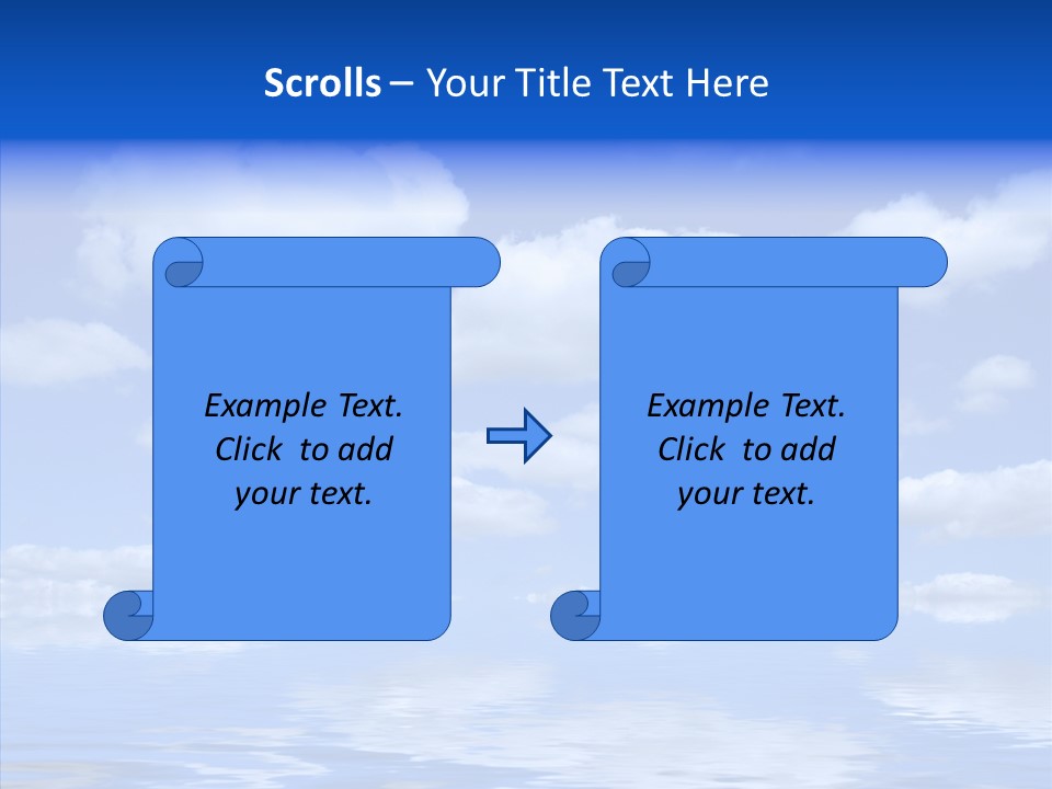 Idyllic Sky Climate PowerPoint Template