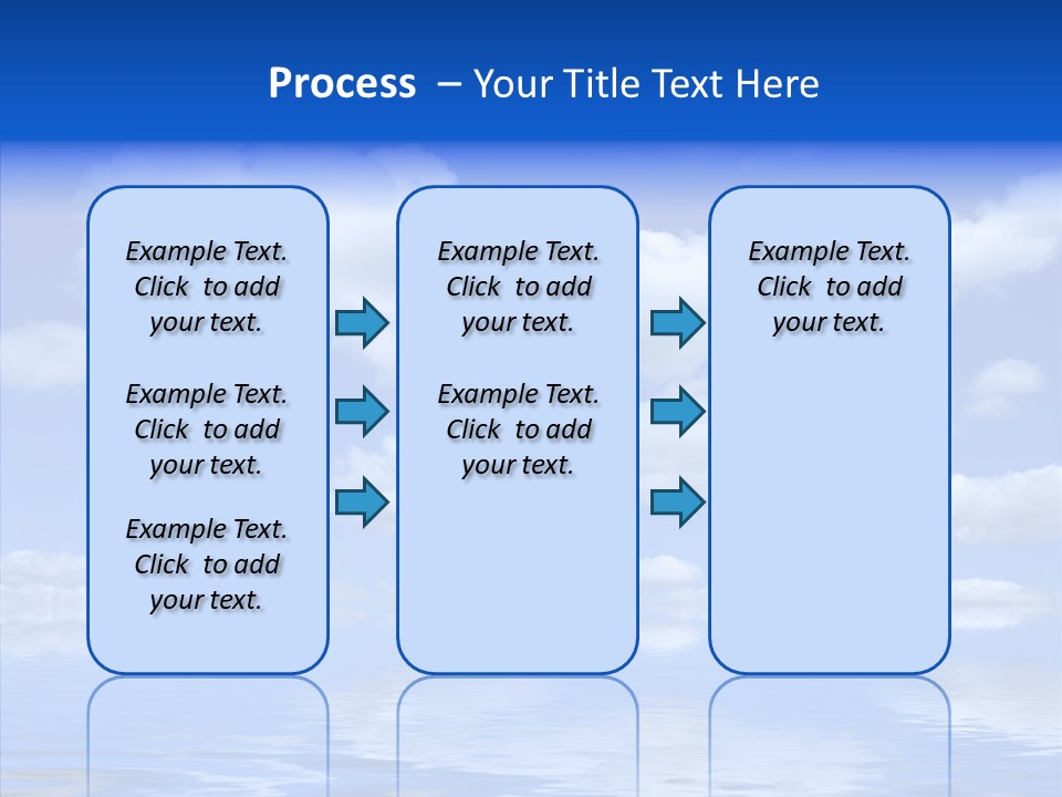 Idyllic Sky Climate PowerPoint Template
