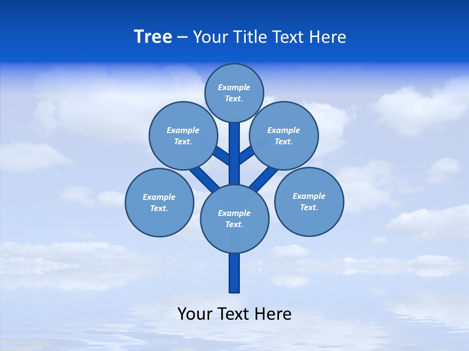 Idyllic Sky Climate PowerPoint Template