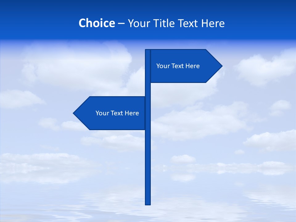 Idyllic Sky Climate PowerPoint Template