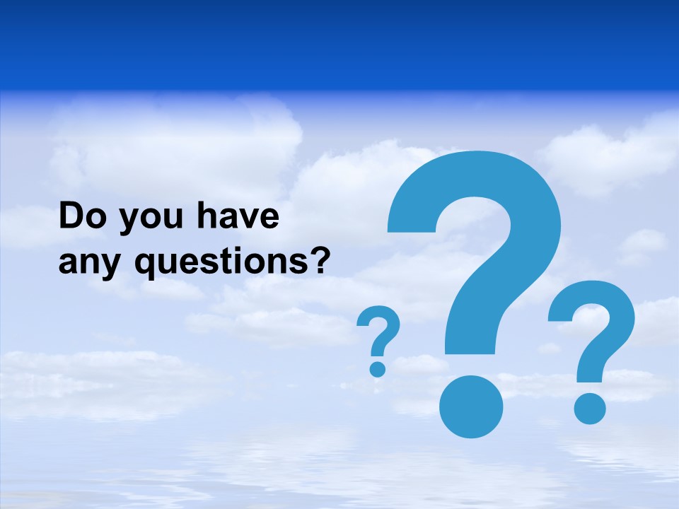 Idyllic Sky Climate PowerPoint Template