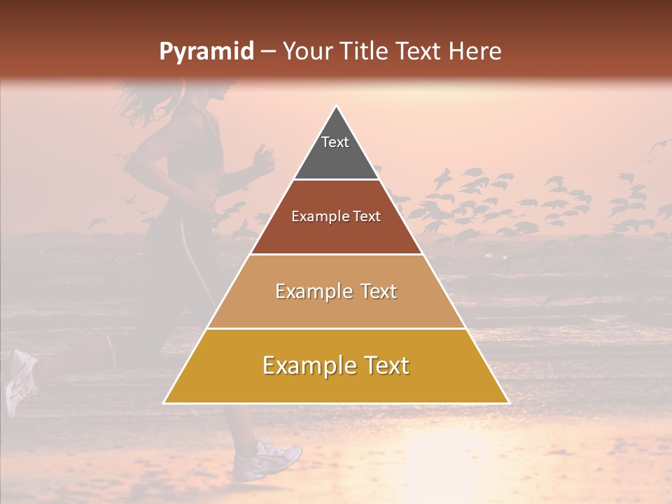 Sweat Runner Shape PowerPoint Template