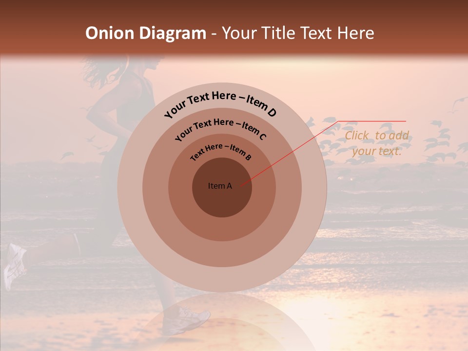 Sweat Runner Shape PowerPoint Template