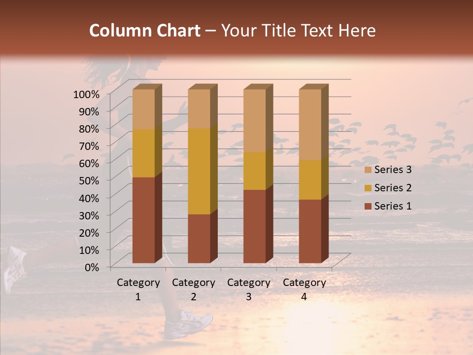 Sweat Runner Shape PowerPoint Template