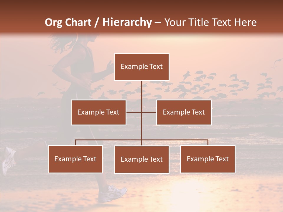 Sweat Runner Shape PowerPoint Template