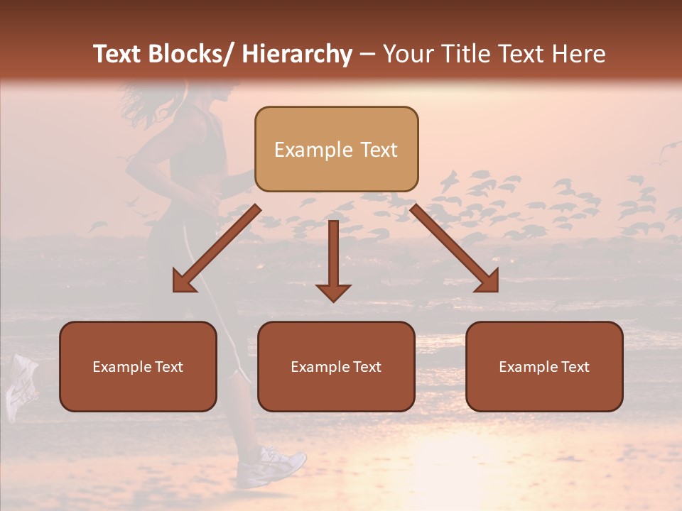 Sweat Runner Shape PowerPoint Template