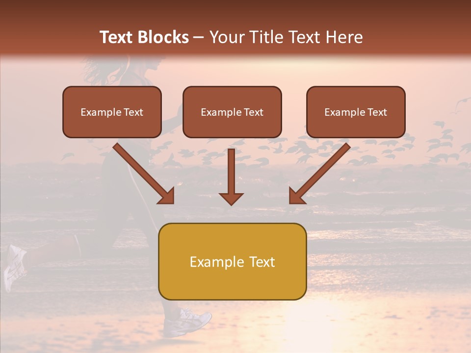 Sweat Runner Shape PowerPoint Template