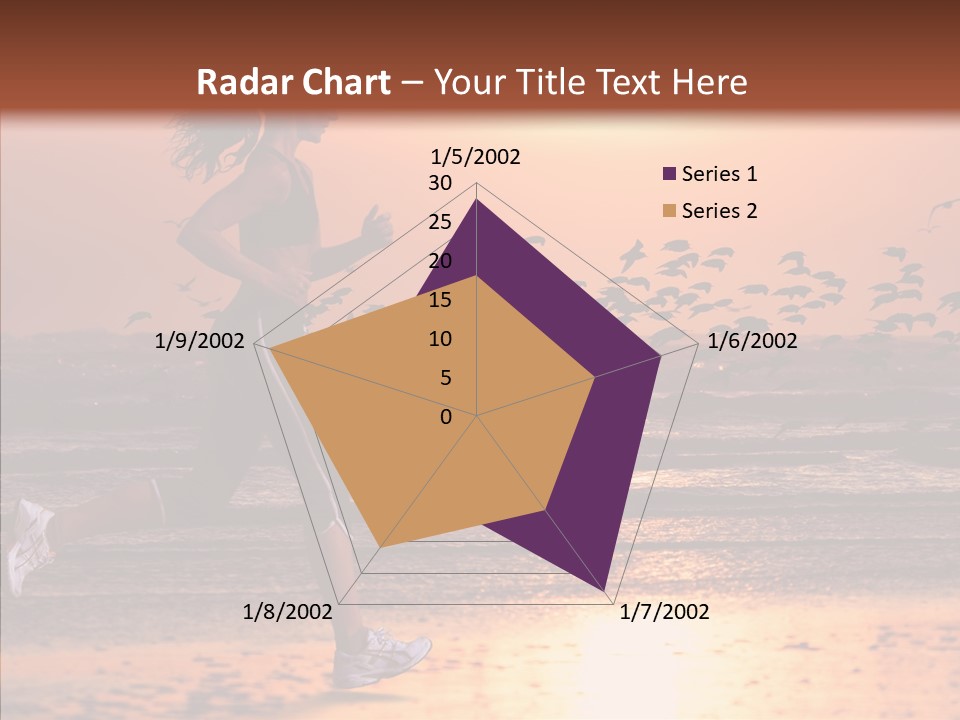 Sweat Runner Shape PowerPoint Template