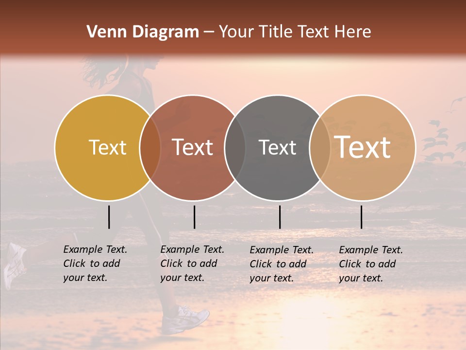Sweat Runner Shape PowerPoint Template