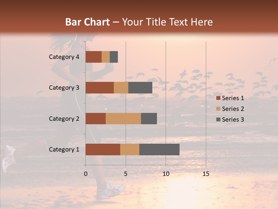 Sweat Runner Shape PowerPoint Template