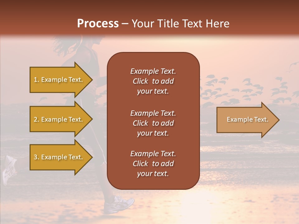 Sweat Runner Shape PowerPoint Template