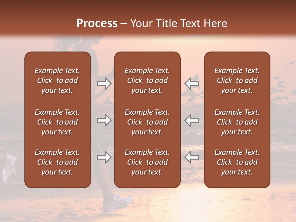 Sweat Runner Shape PowerPoint Template