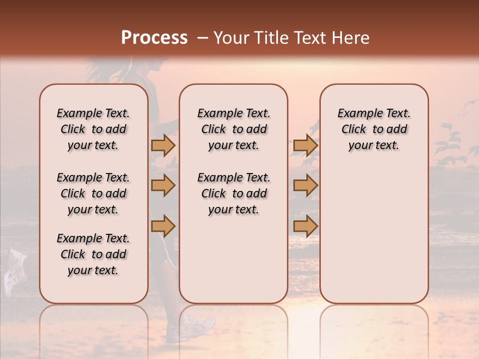 Sweat Runner Shape PowerPoint Template