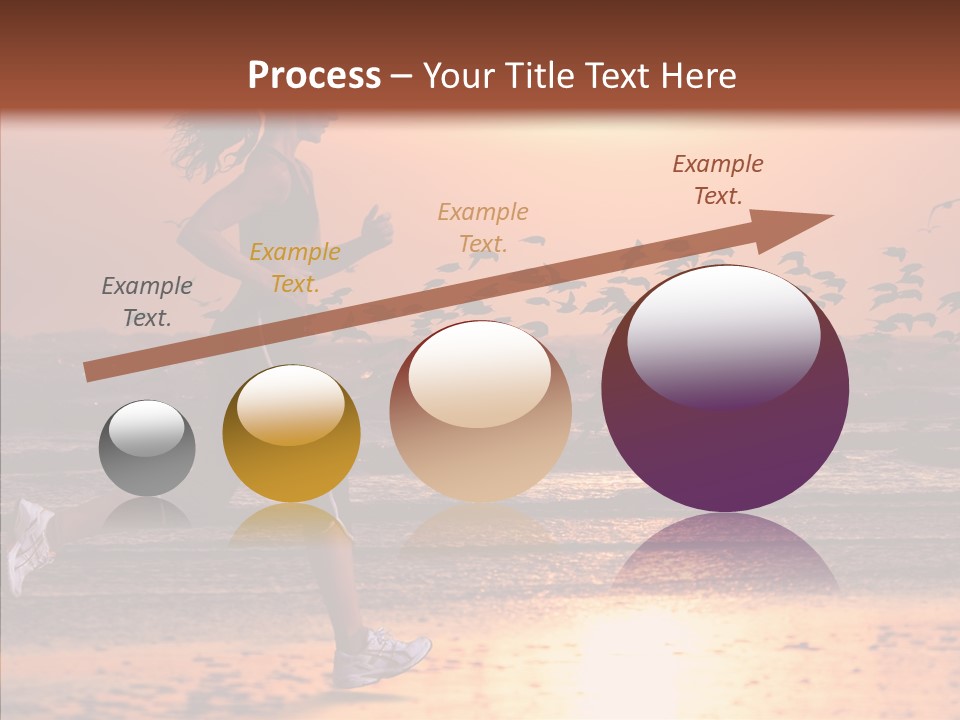 Sweat Runner Shape PowerPoint Template