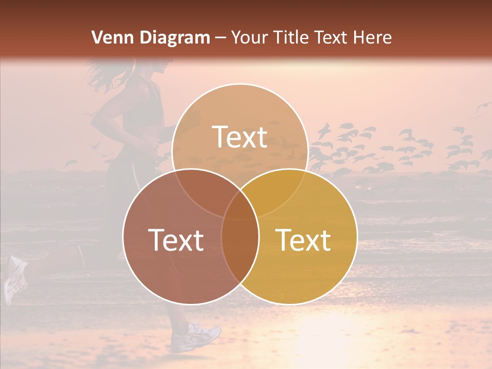 Sweat Runner Shape PowerPoint Template