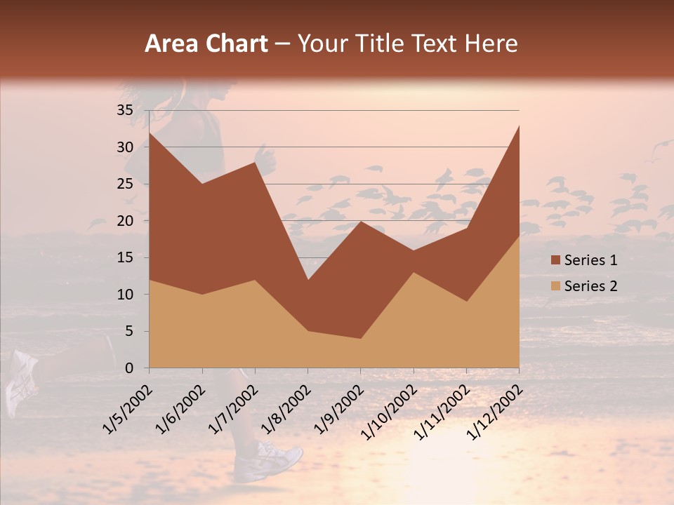 Sweat Runner Shape PowerPoint Template