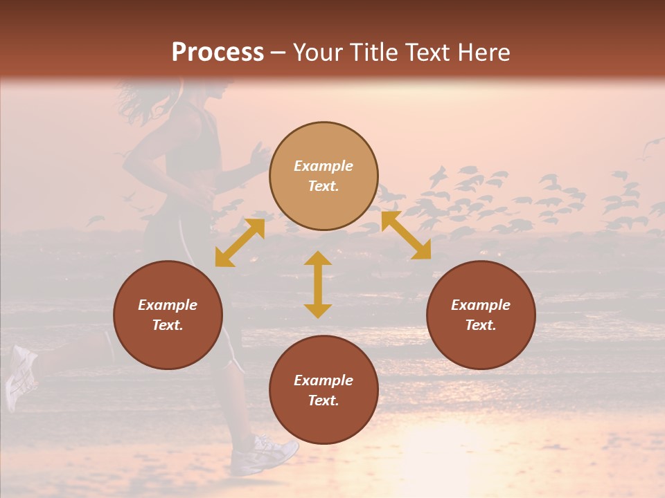 Sweat Runner Shape PowerPoint Template