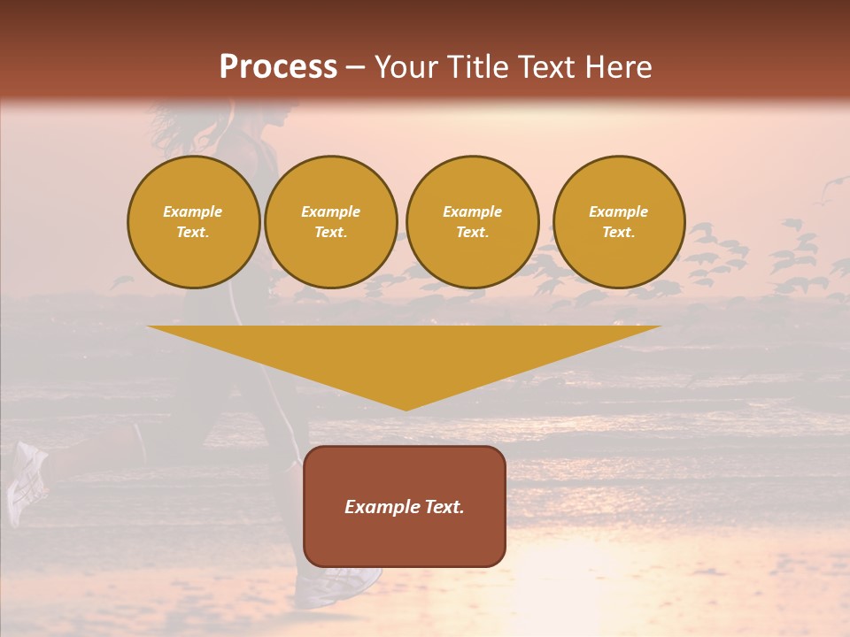 Sweat Runner Shape PowerPoint Template